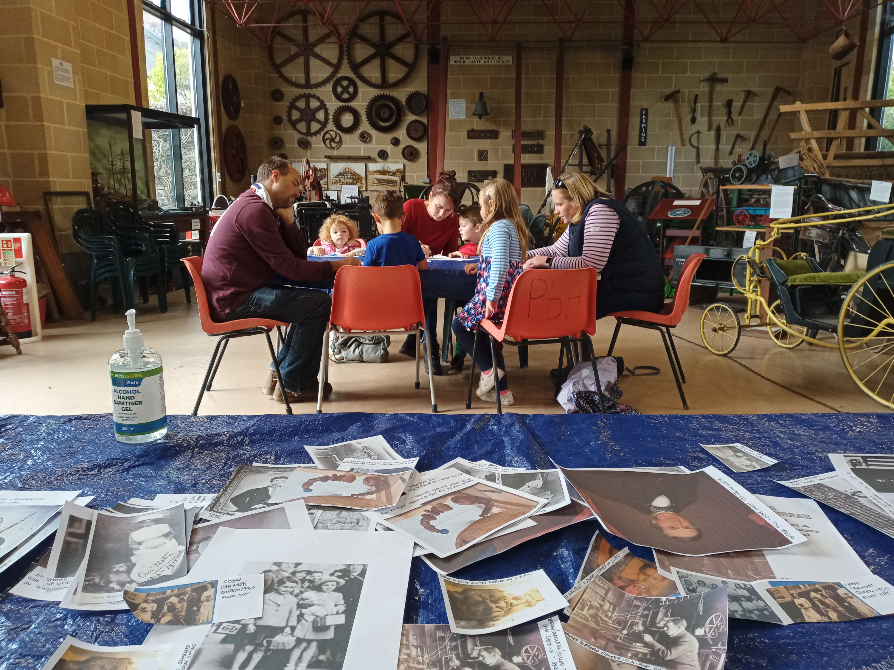 Workshop taking place at Chard Museum